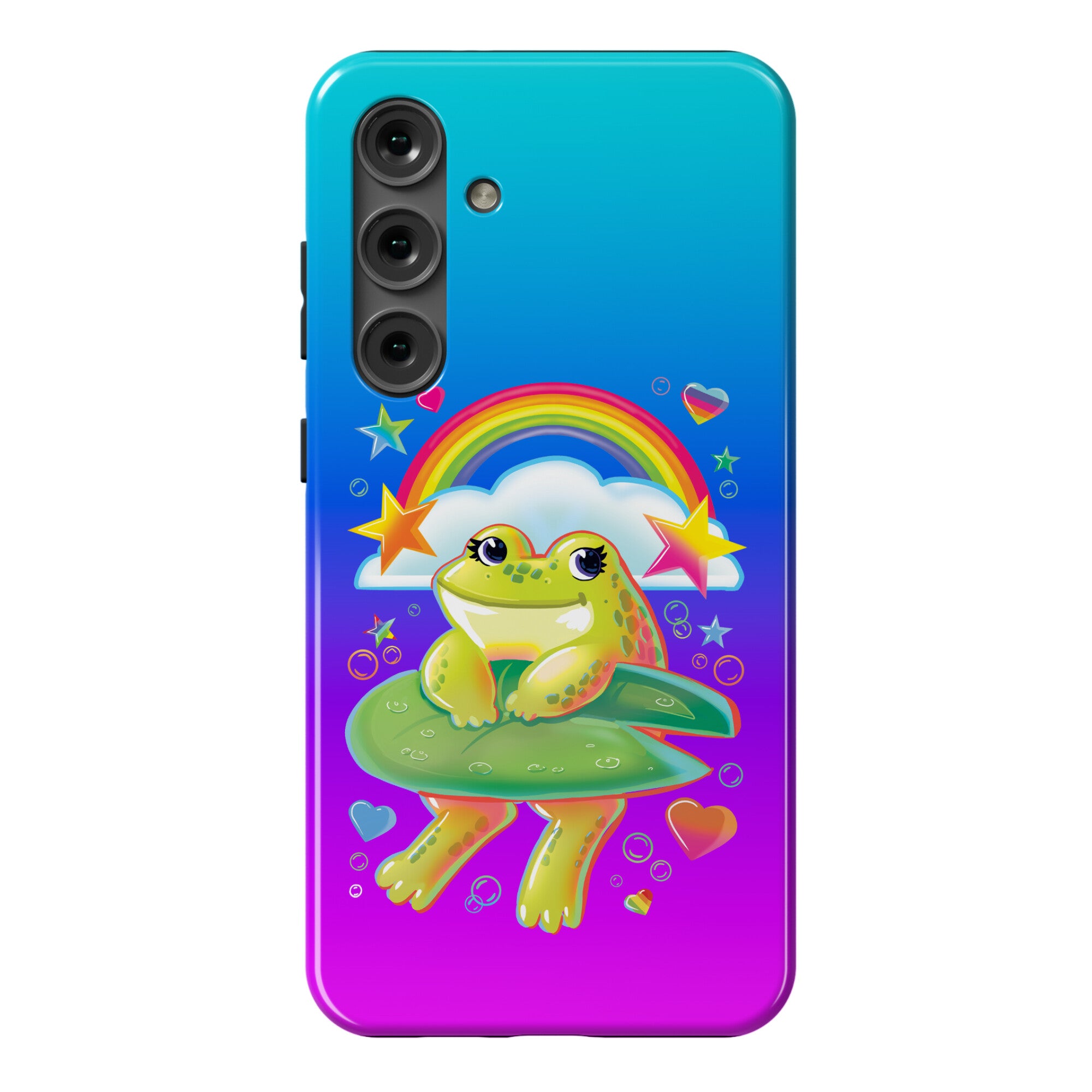 90's Rainbow Frog Phone Case