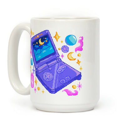 Pixelated Witchy Game Boy Coffee Mug