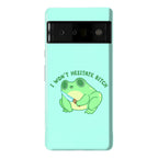 I Won't Hesitate Bitch Frog Phone Case