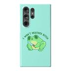 I Won't Hesitate Bitch Frog Phone Case