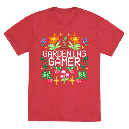 Gardening Gamer Unisex Triblend Tee