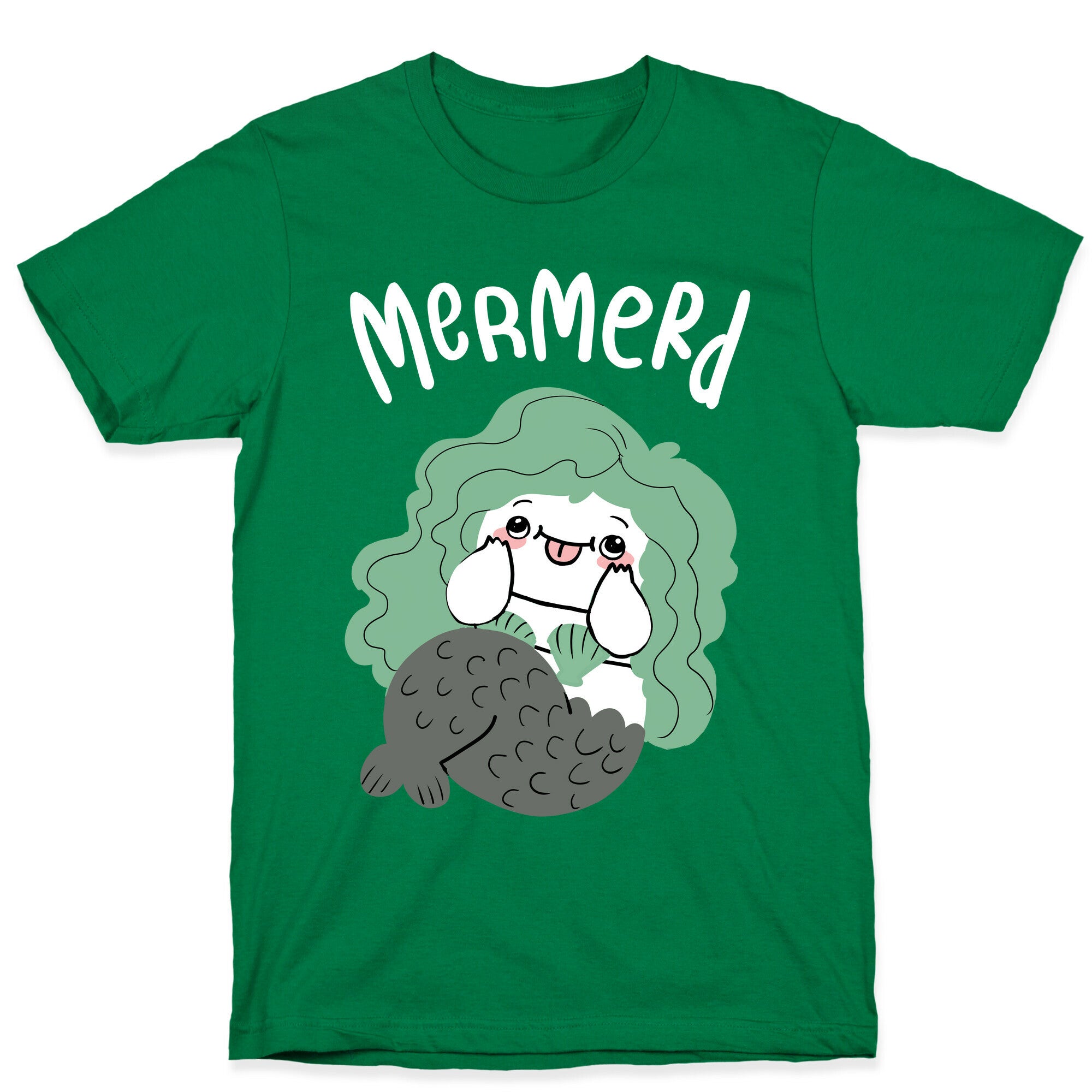 Mermerd Derpy mermaid T-Shirt