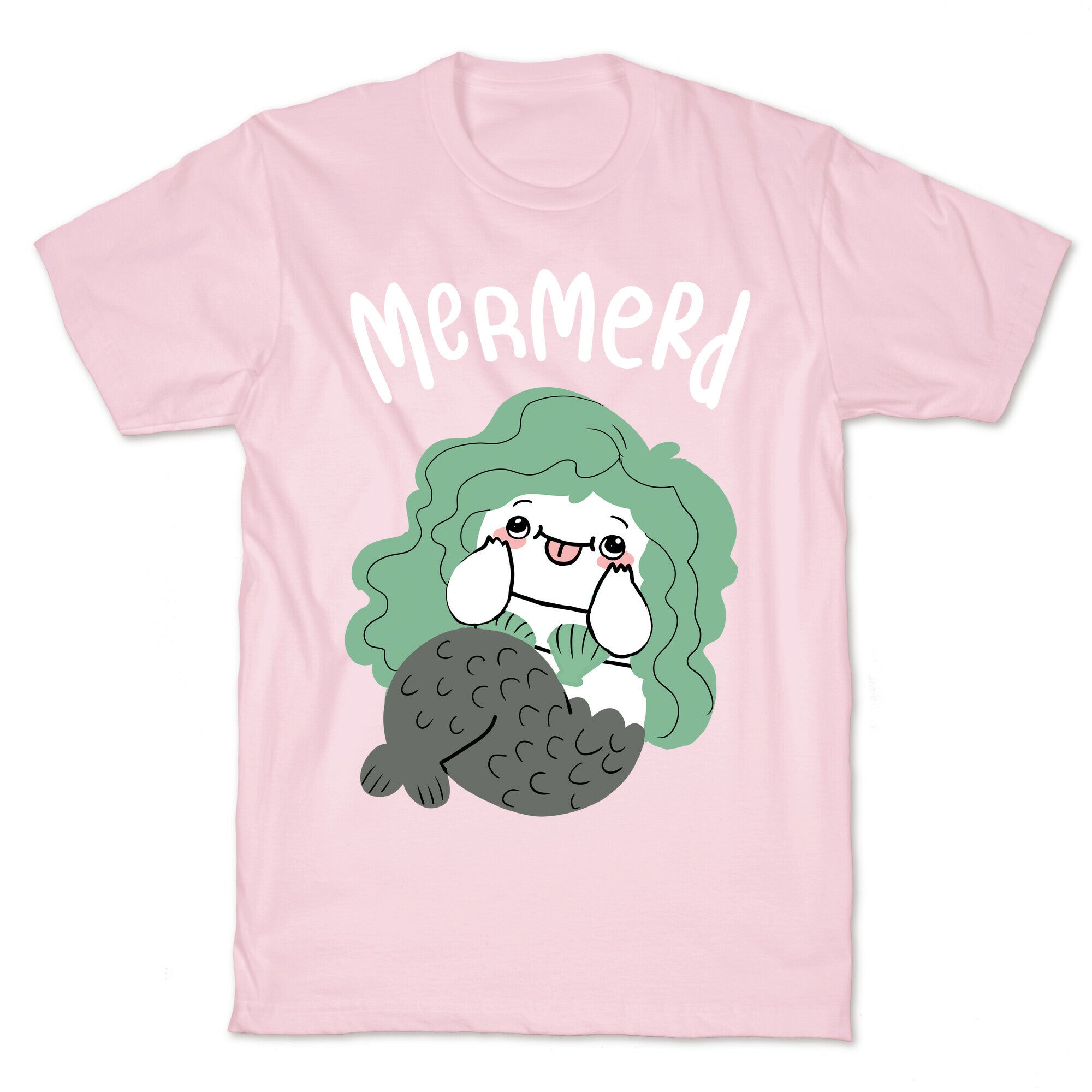 Mermerd Derpy mermaid T-Shirt