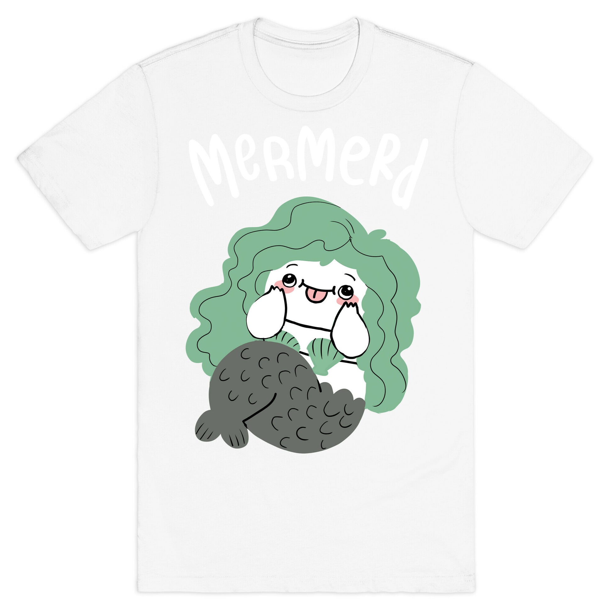 Mermerd Derpy mermaid T-Shirt