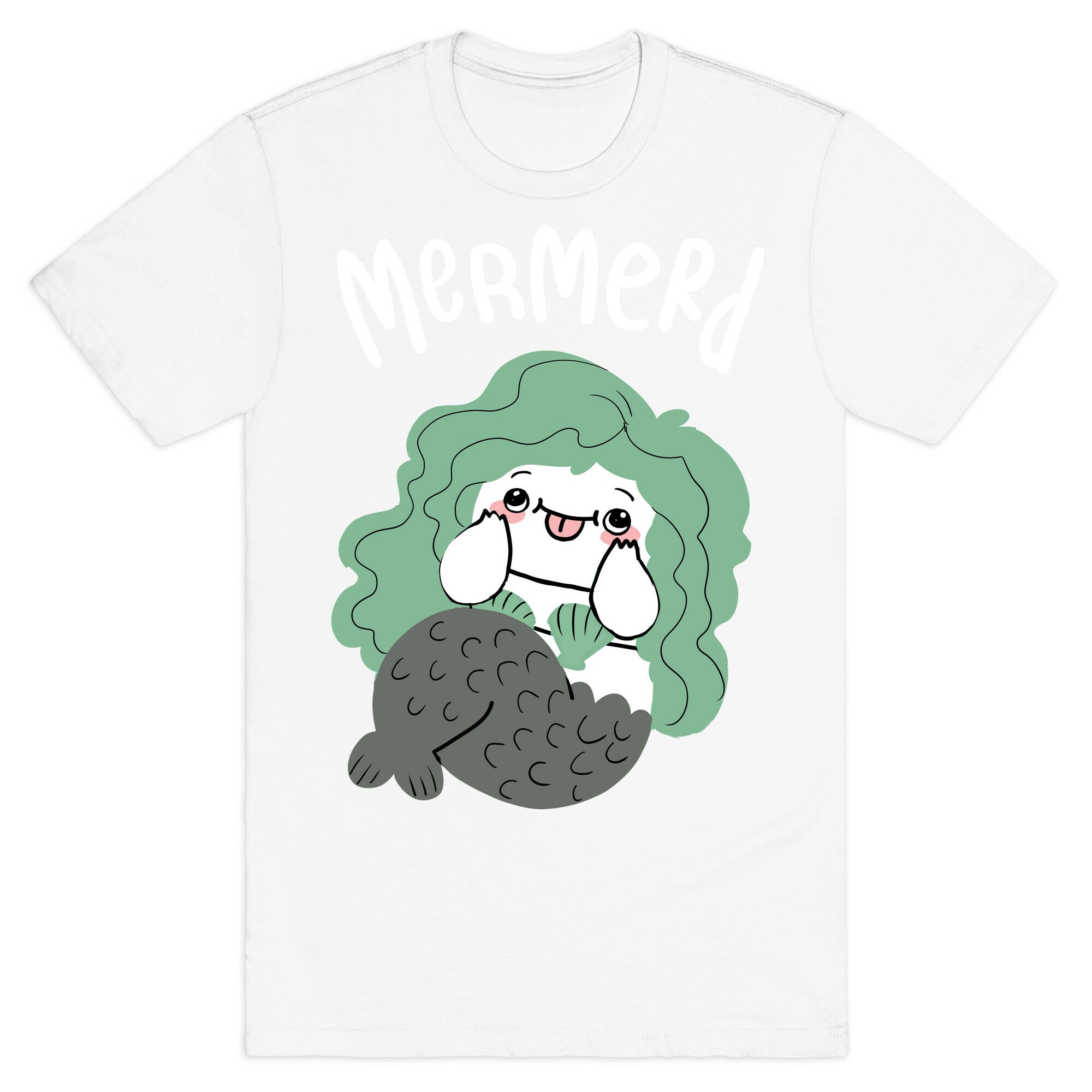 Mermerd Derpy mermaid T-Shirt