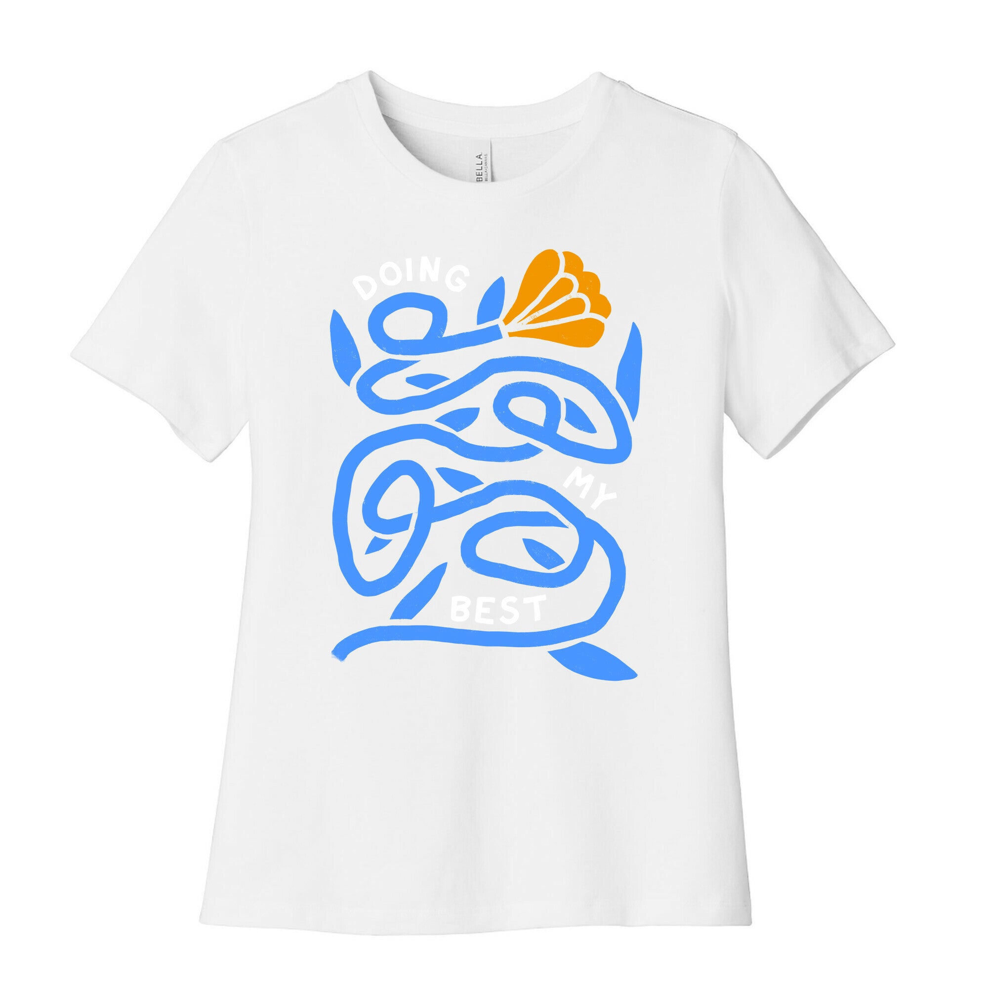 Doing My Best (Tangled Flower) Women's Cotton Tee