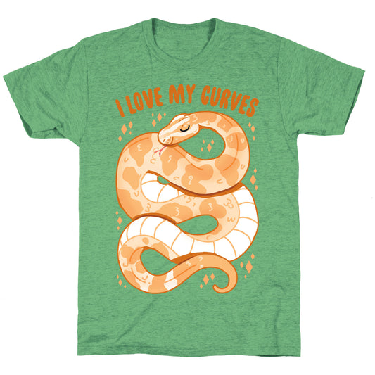 I Love My Curves Unisex Triblend Tee