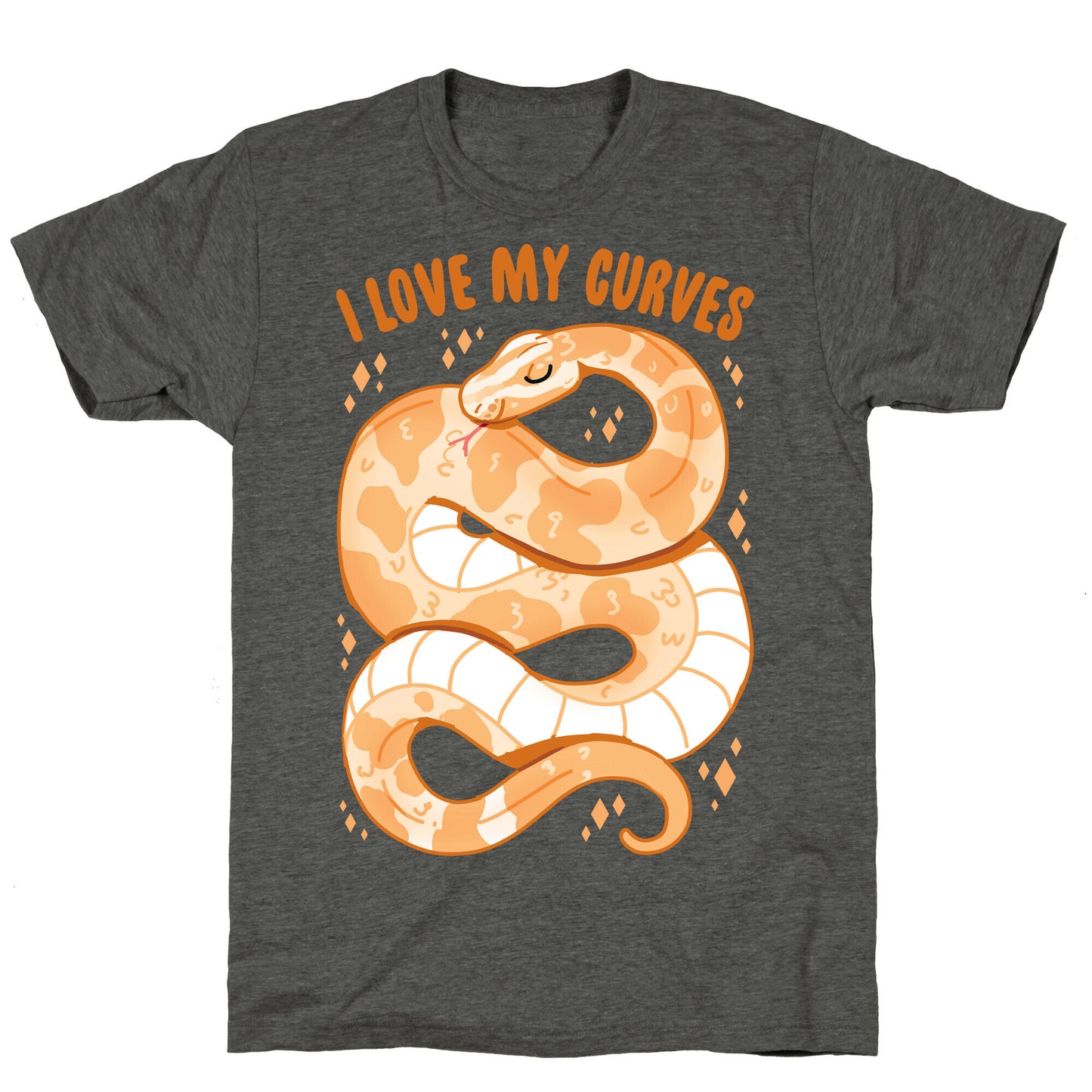 I Love My Curves Unisex Triblend Tee