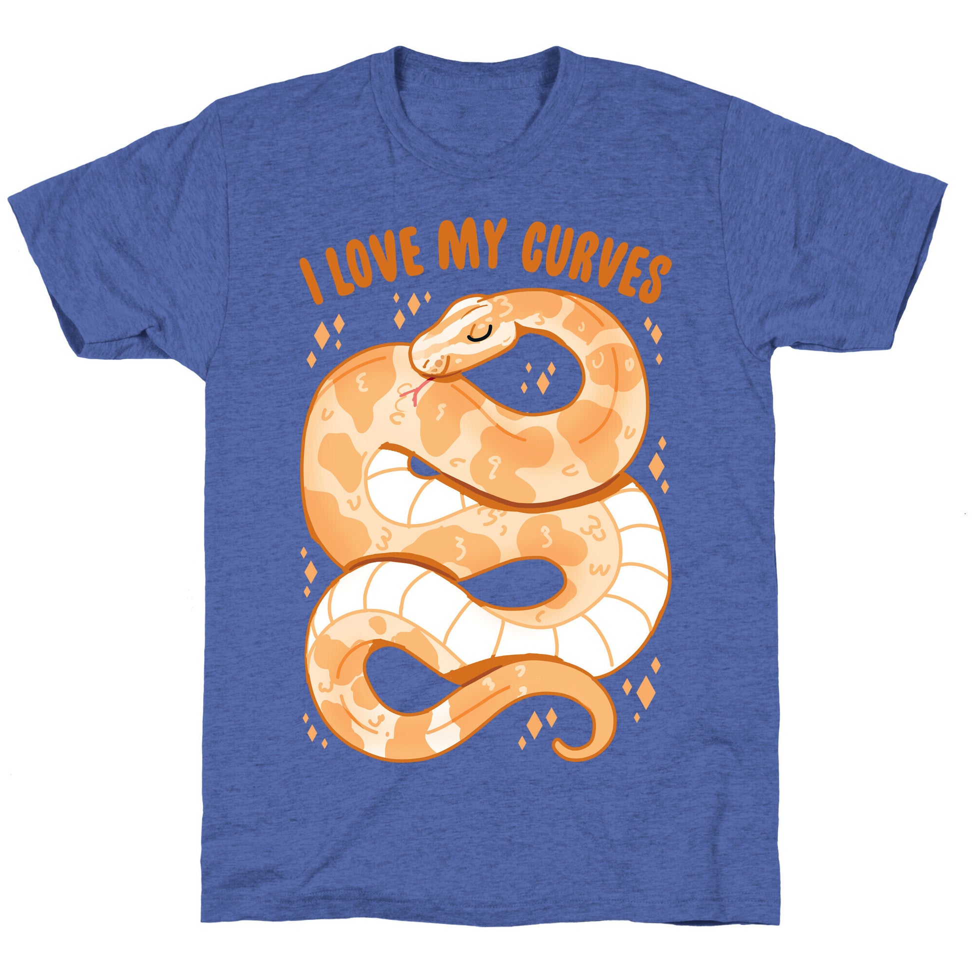 I Love My Curves Unisex Triblend Tee
