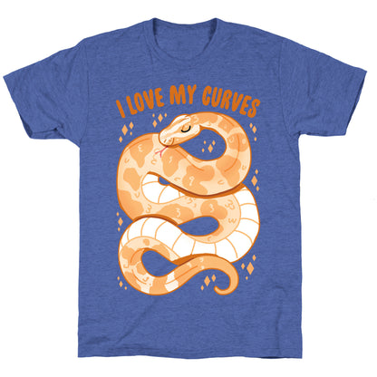 I Love My Curves Unisex Triblend Tee