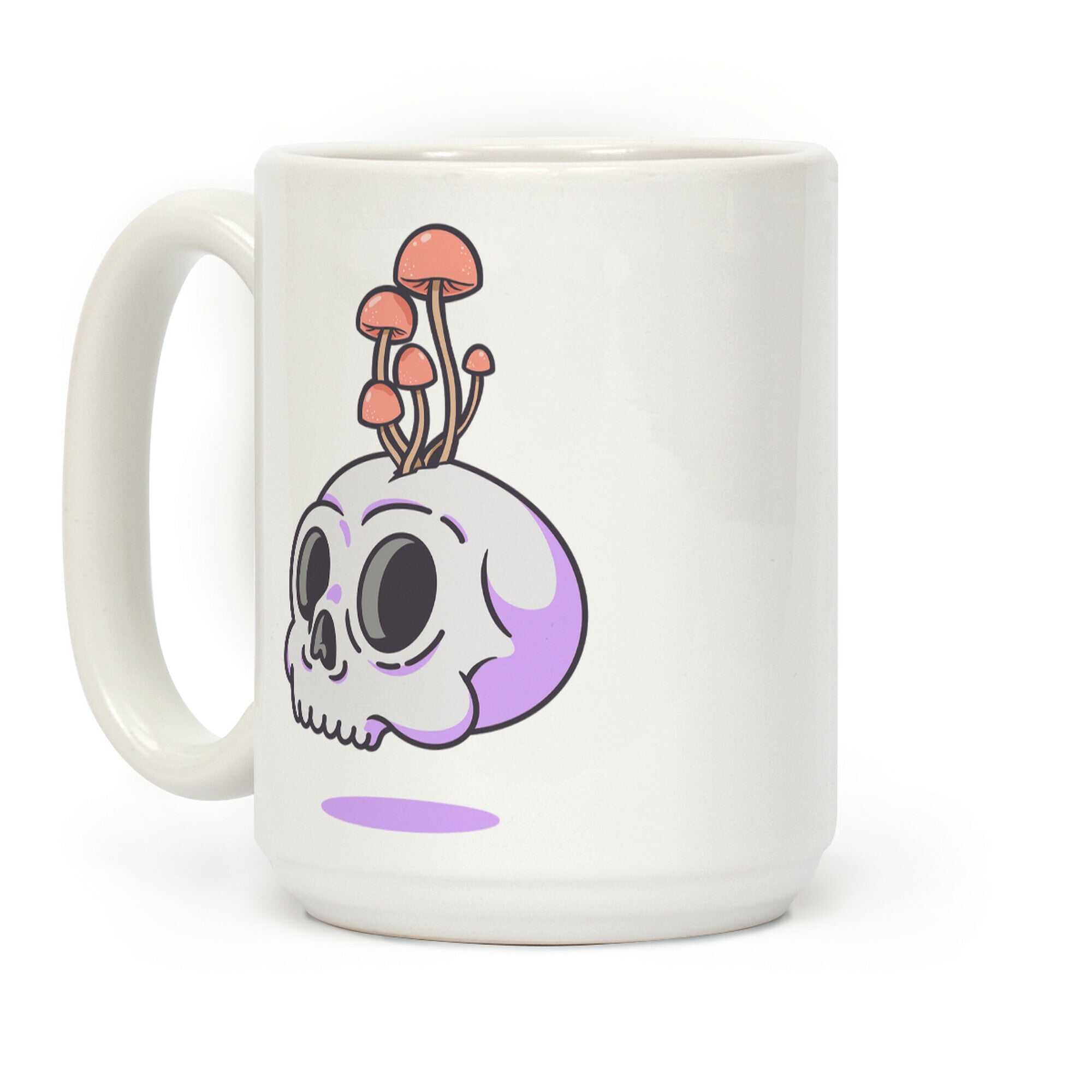 Shroom On A Skull Coffee Mug