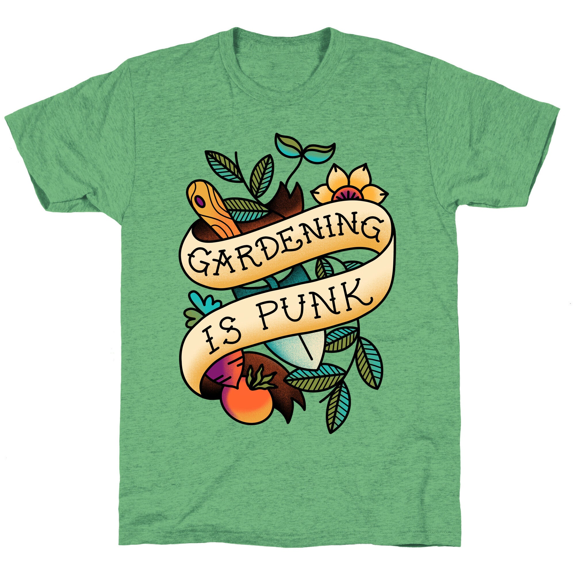 Gardening Is Punk Unisex Triblend Tee