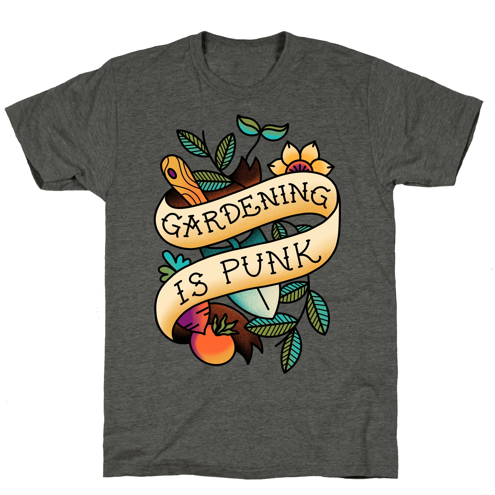 Gardening Is Punk Unisex Triblend Tee