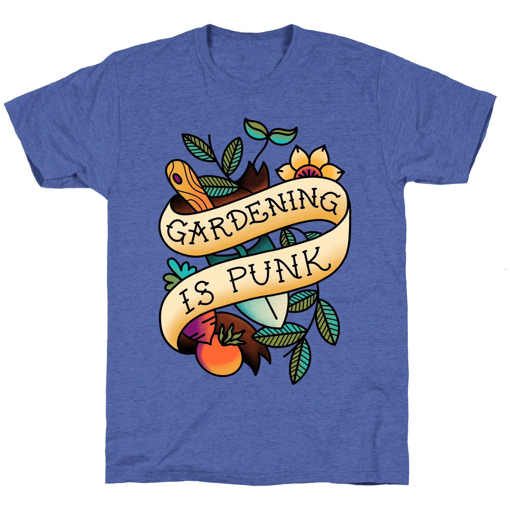 Gardening Is Punk Unisex Triblend Tee