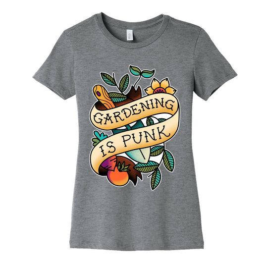 Gardening Is Punk Women's Cotton Tee