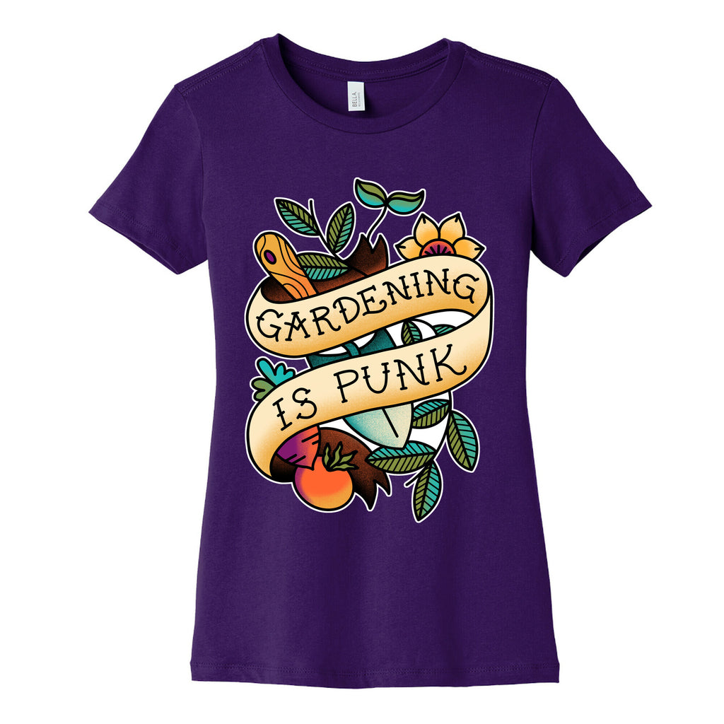 Gardening Is Punk Women's Cotton Tee