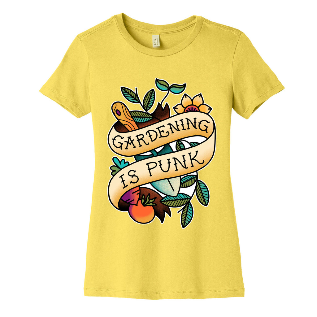 Gardening Is Punk Women's Cotton Tee