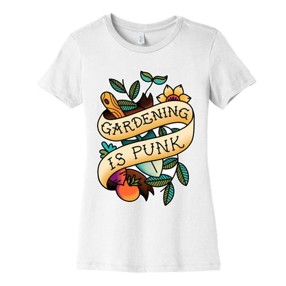 Gardening Is Punk Women's Cotton Tee