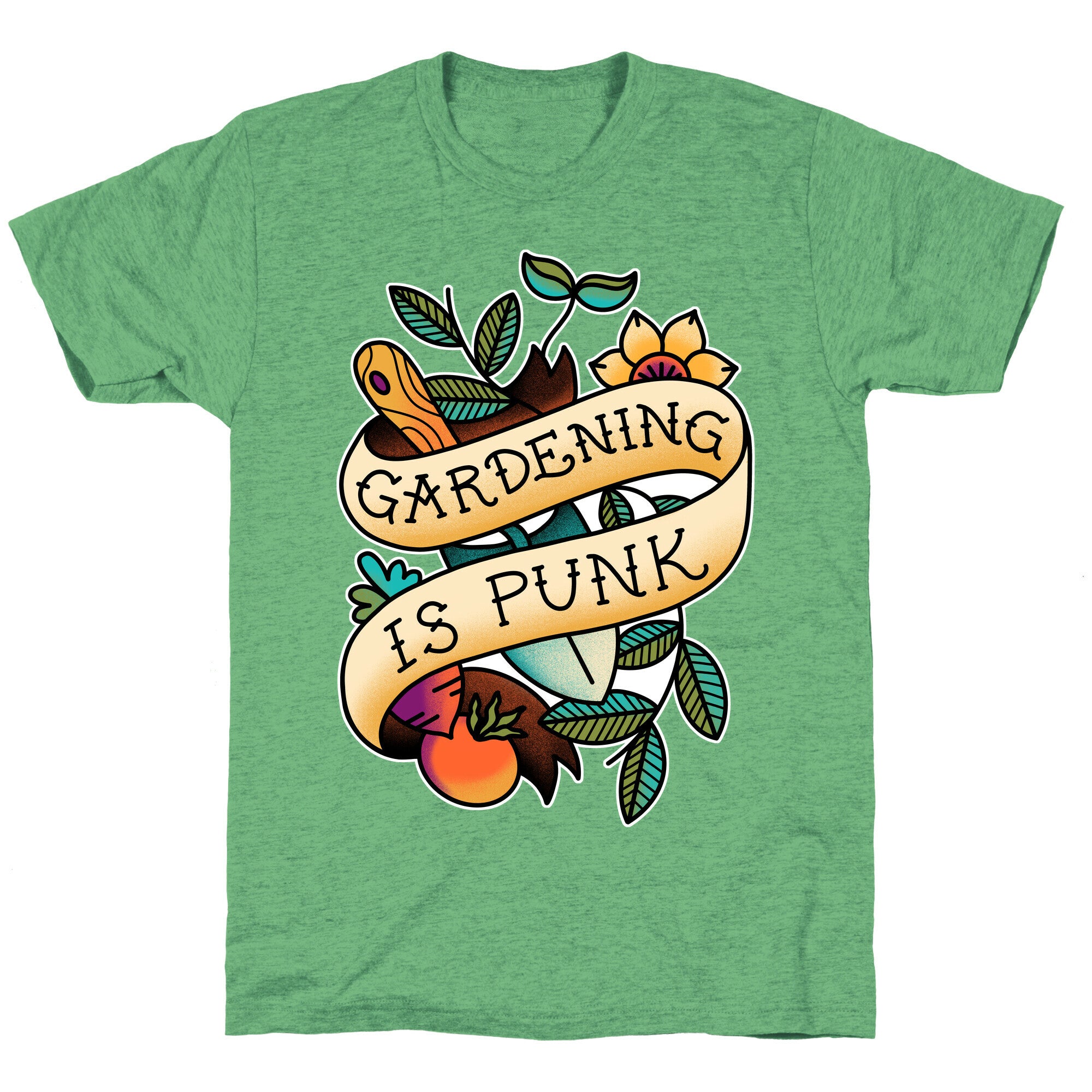 Gardening Is Punk Unisex Triblend Tee