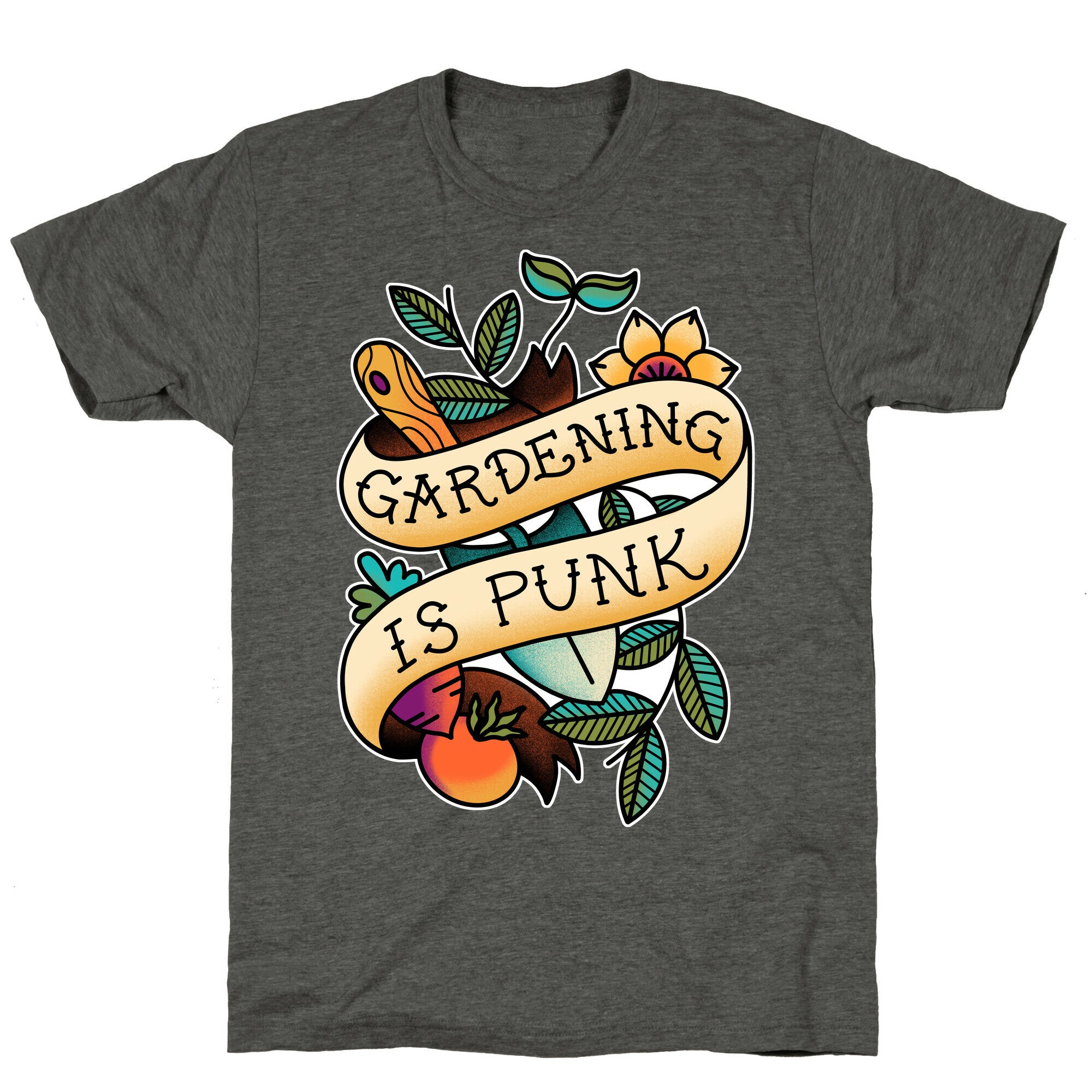 Gardening Is Punk Unisex Triblend Tee