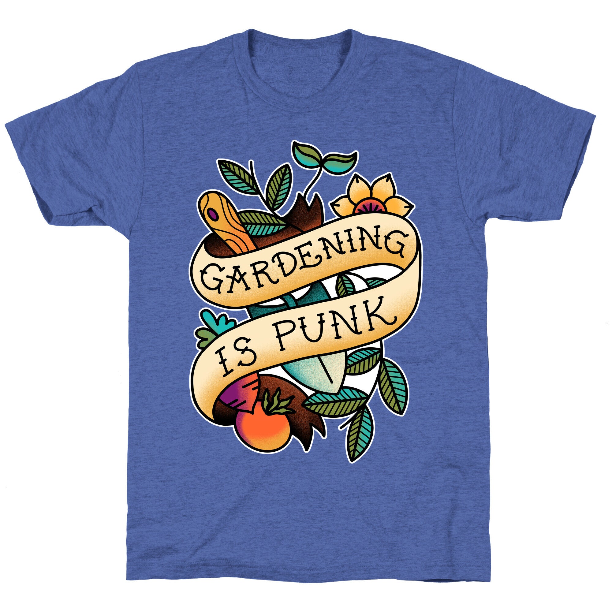 Gardening Is Punk Unisex Triblend Tee