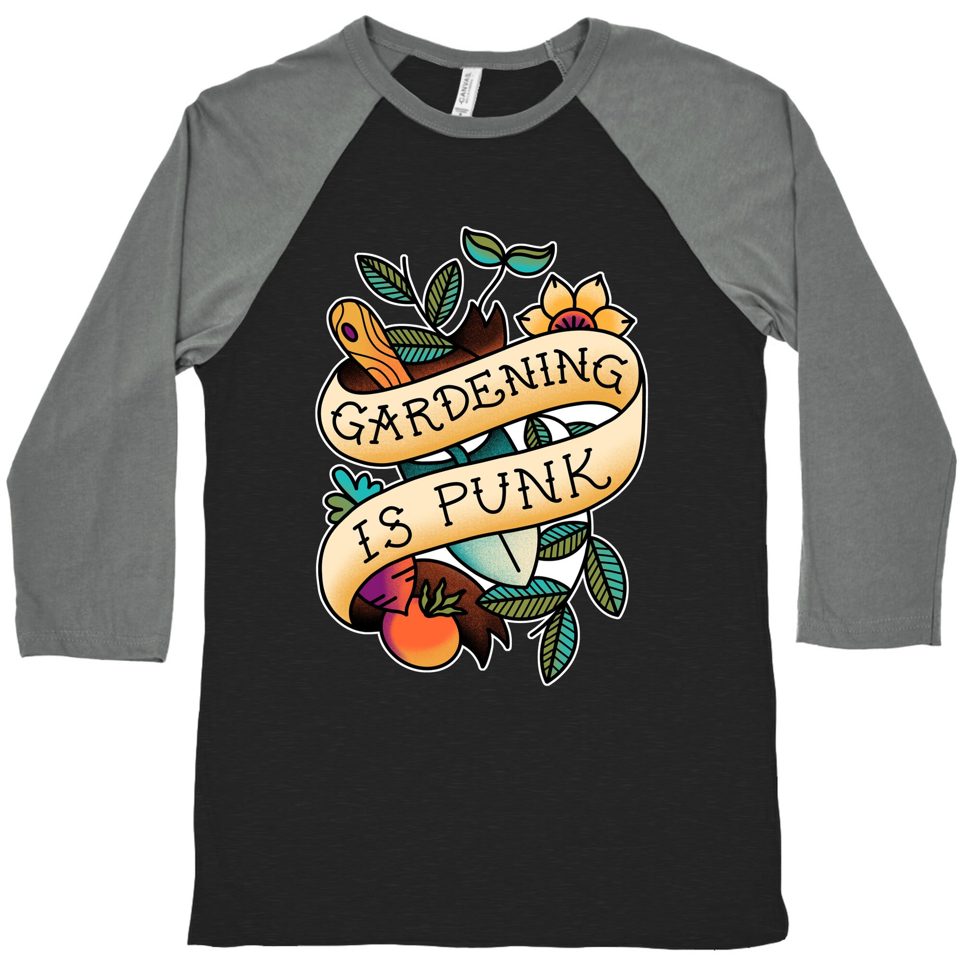 Gardening Is Punk Baseball Tee