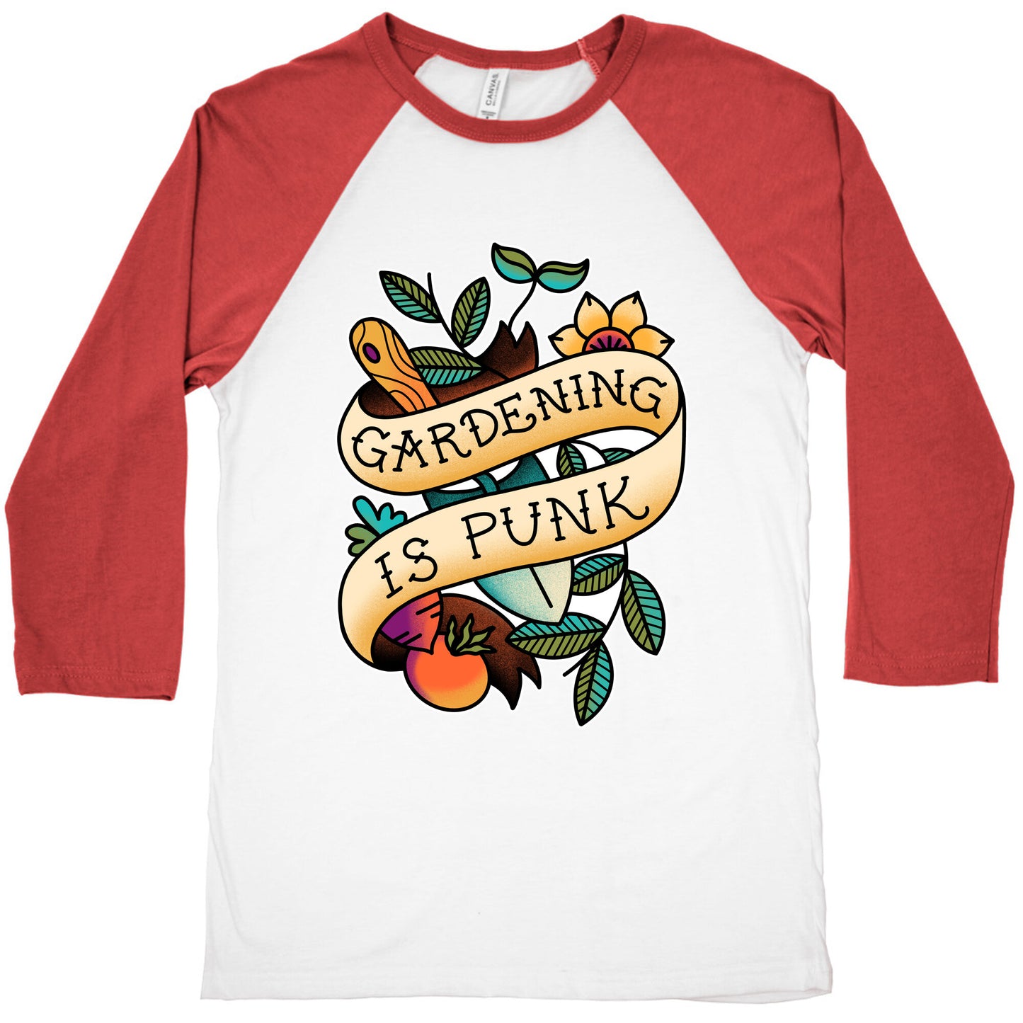 Gardening Is Punk Baseball Tee