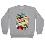 Gardening Is Punk Crewneck Sweatshirt