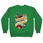 Gardening Is Punk Crewneck Sweatshirt