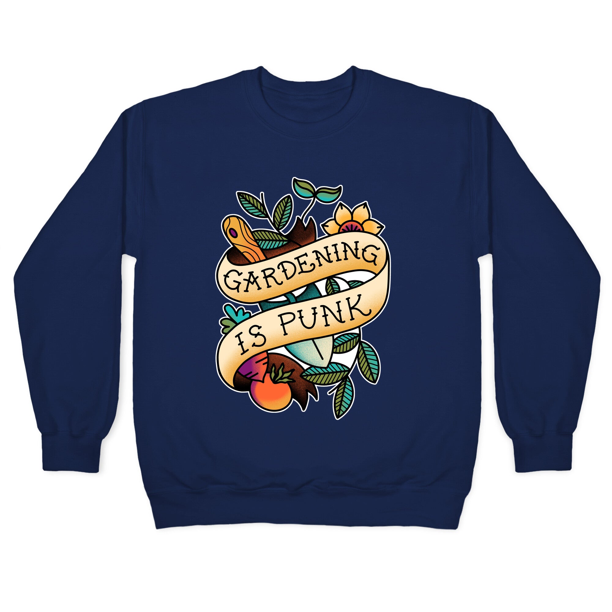 Gardening Is Punk Crewneck Sweatshirt