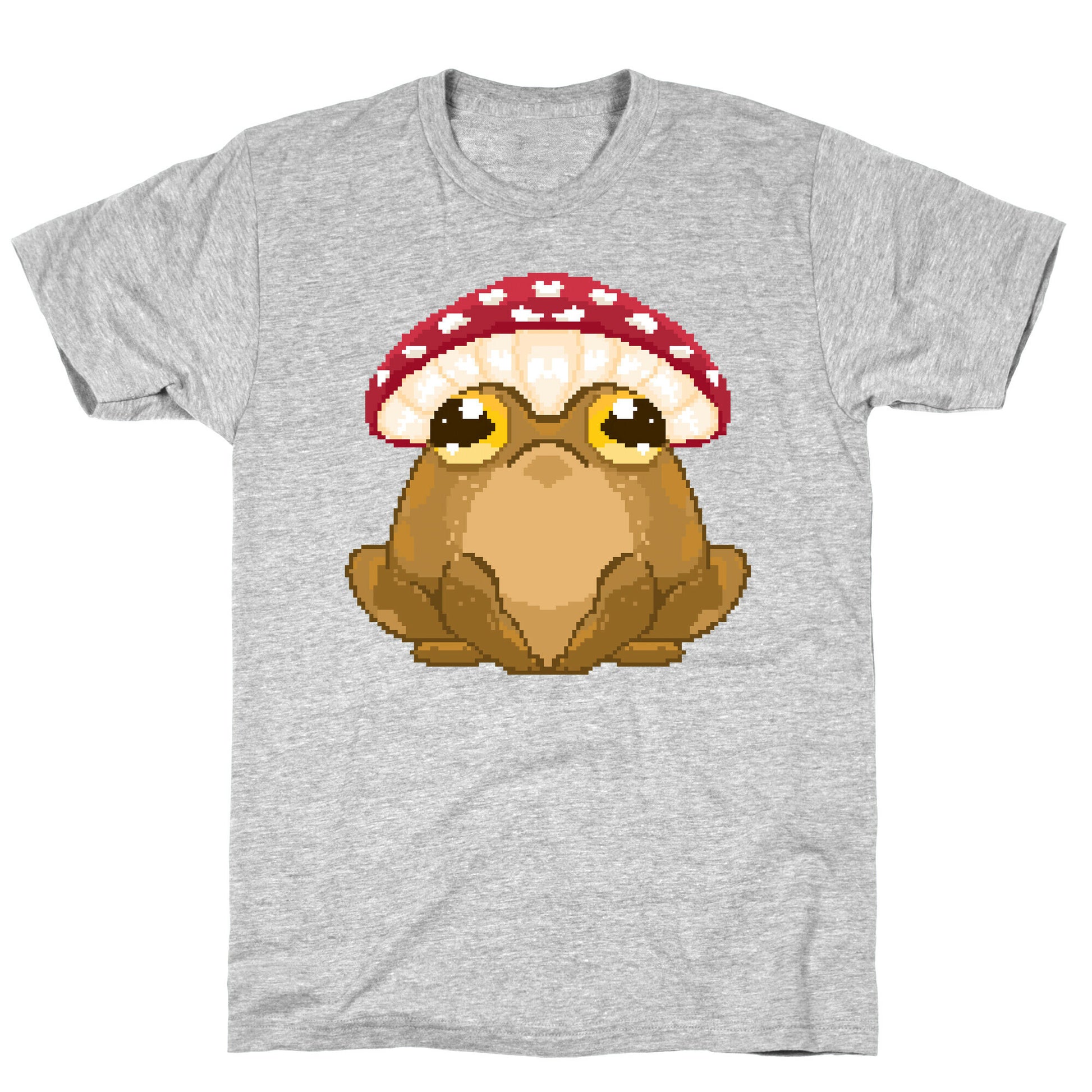 Pixelated Toad in Mushroom Hat T-Shirt
