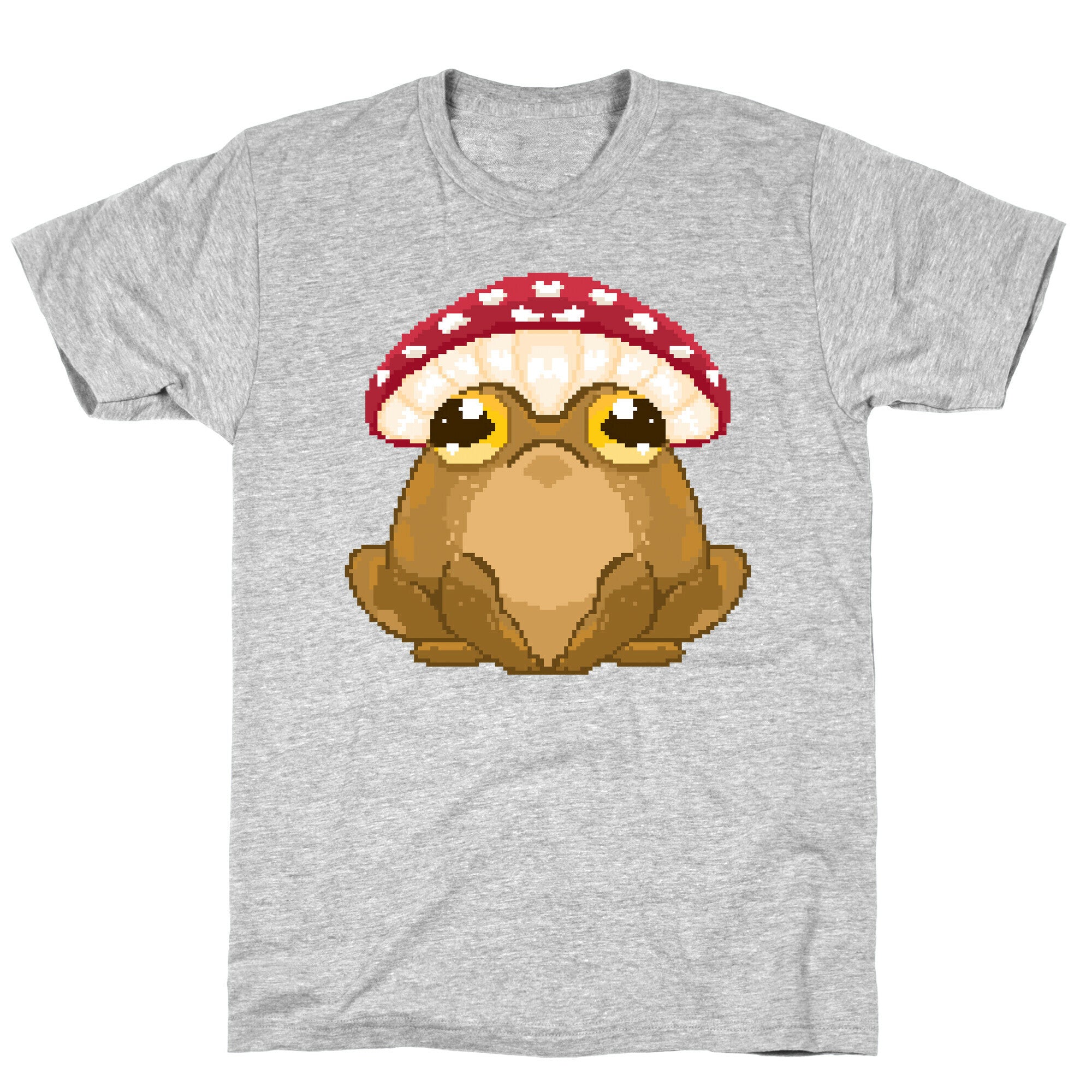 Pixelated Toad in Mushroom Hat T-Shirt