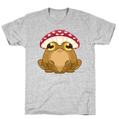 Pixelated Toad in Mushroom Hat T-Shirt
