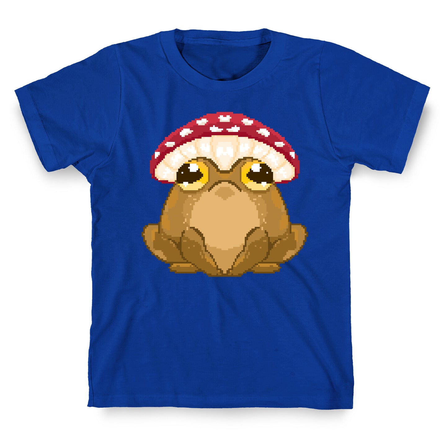 Pixelated Toad in Mushroom Hat T-Shirt