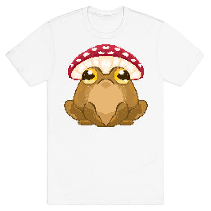 Pixelated Toad in Mushroom Hat T-Shirt