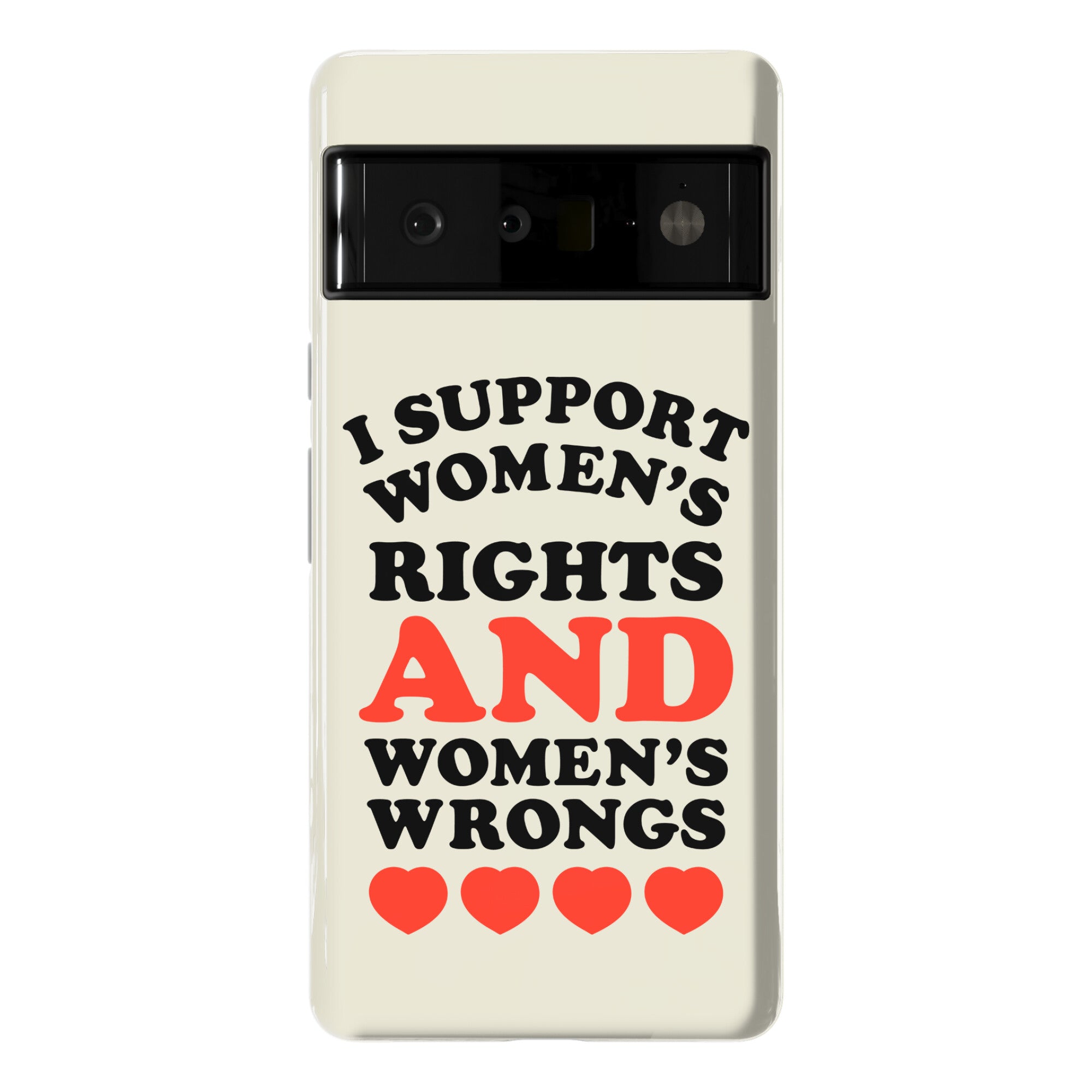 I Support Women's Rights AND Women's Wrongs <3 Phone Case