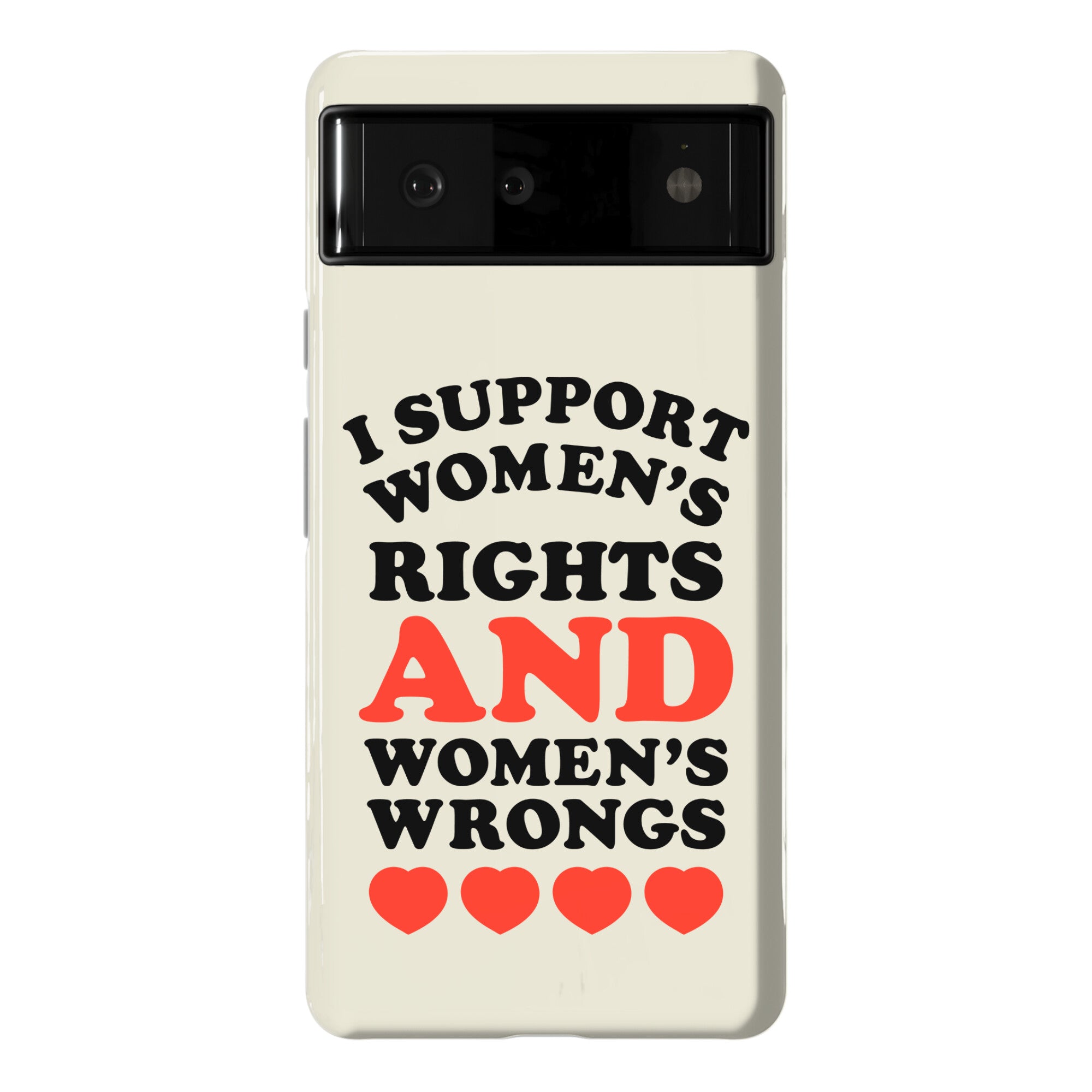 I Support Women's Rights AND Women's Wrongs <3 Phone Case