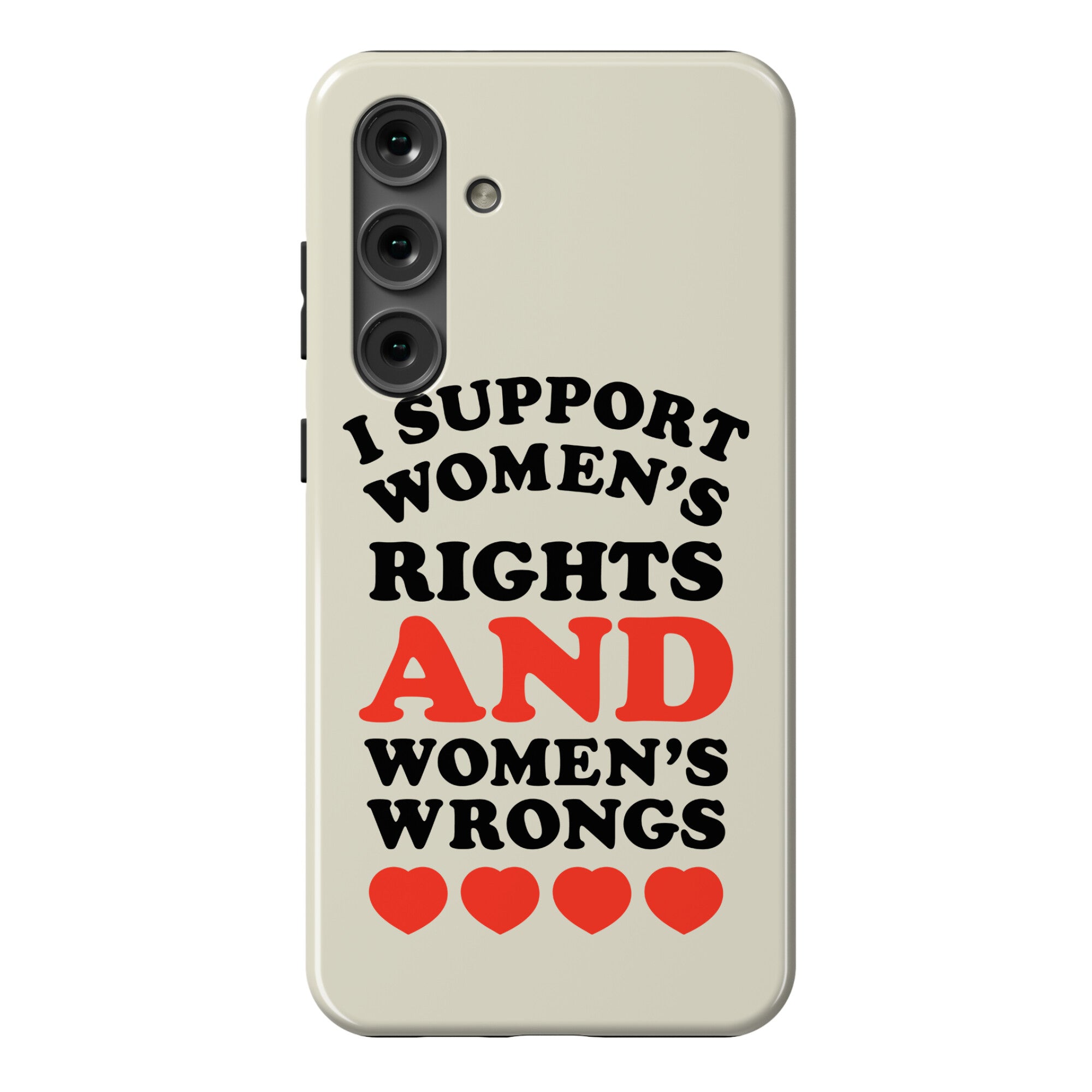 I Support Women's Rights AND Women's Wrongs <3 Phone Case