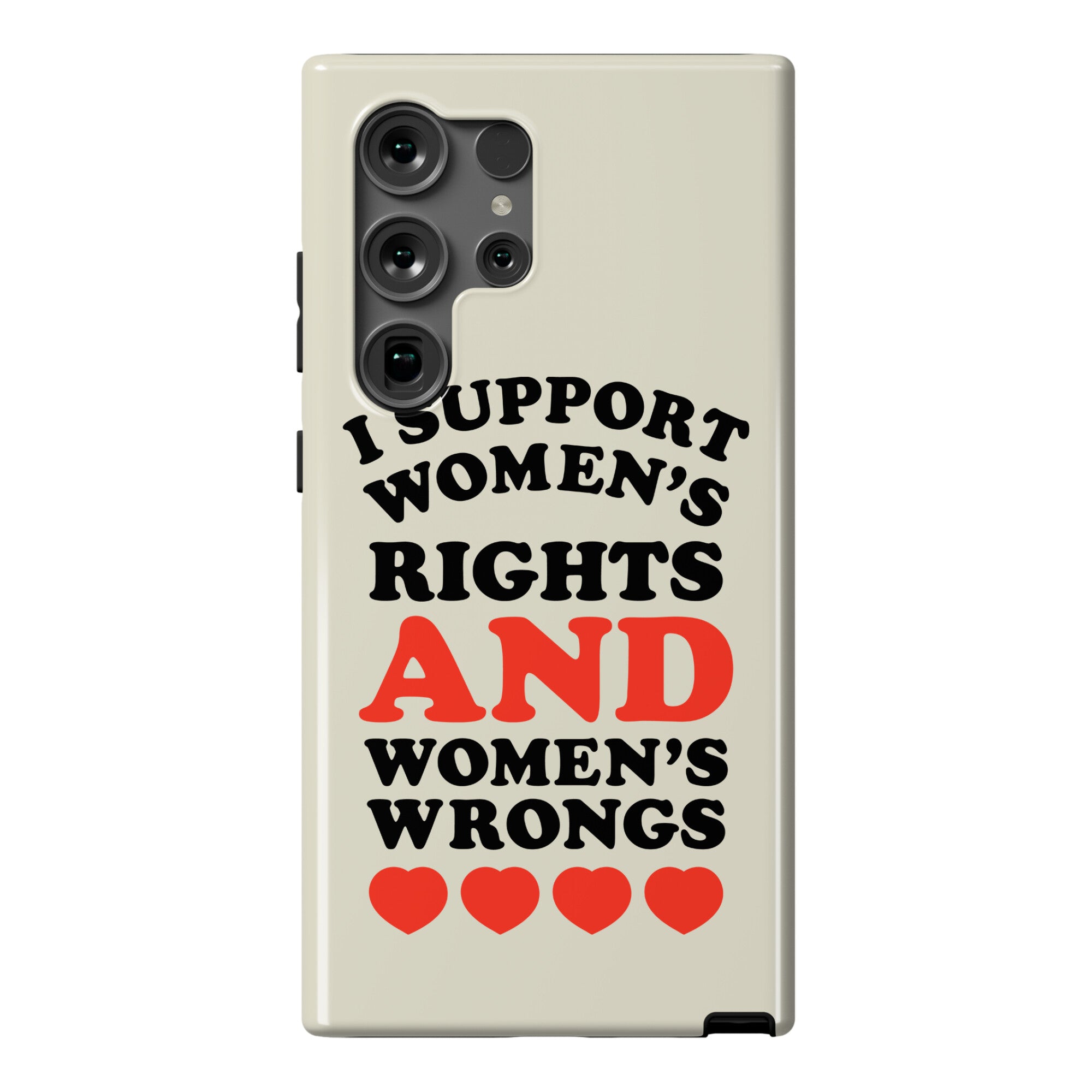 I Support Women's Rights AND Women's Wrongs <3 Phone Case