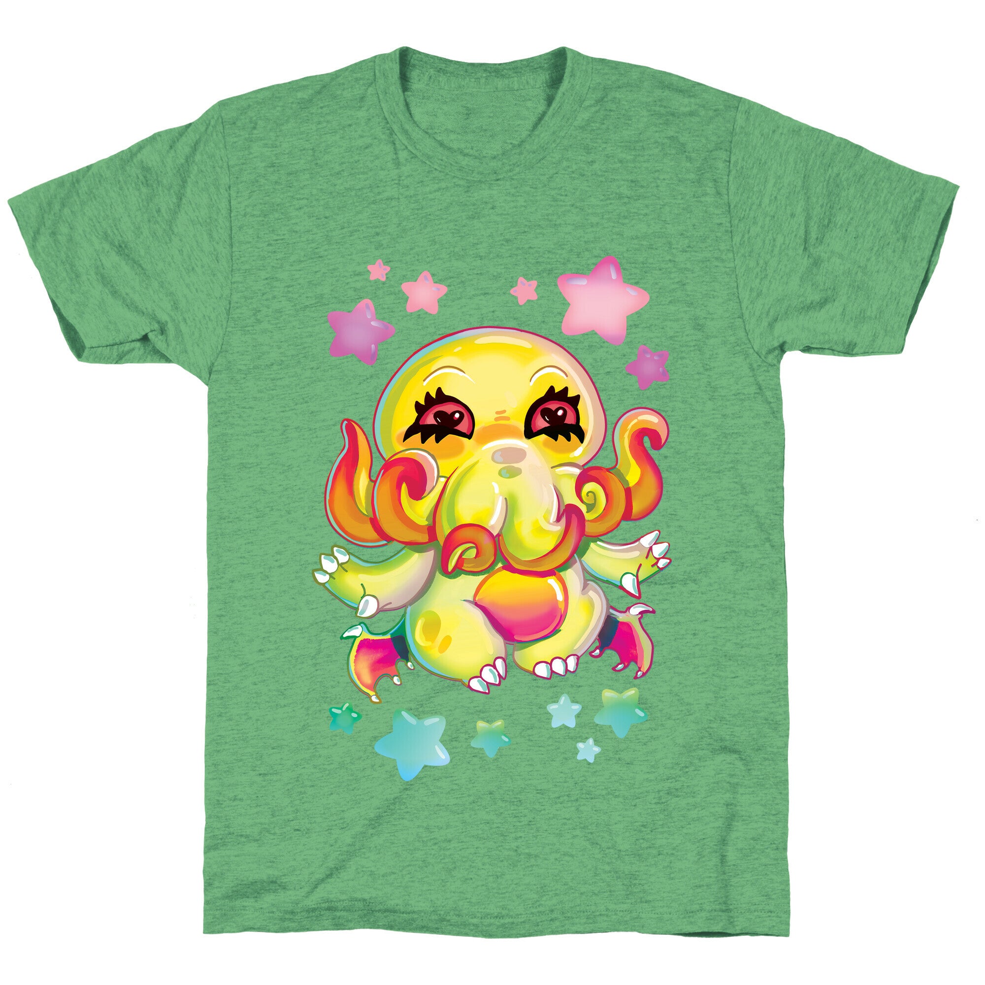 Kawaii Cthulhu Unisex Triblend Tee
