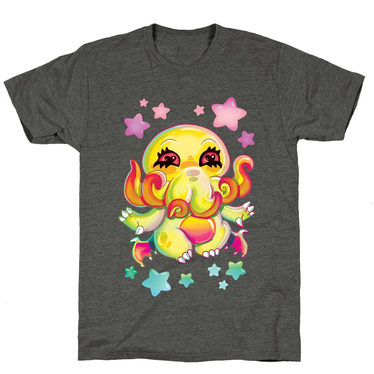 Kawaii Cthulhu Unisex Triblend Tee