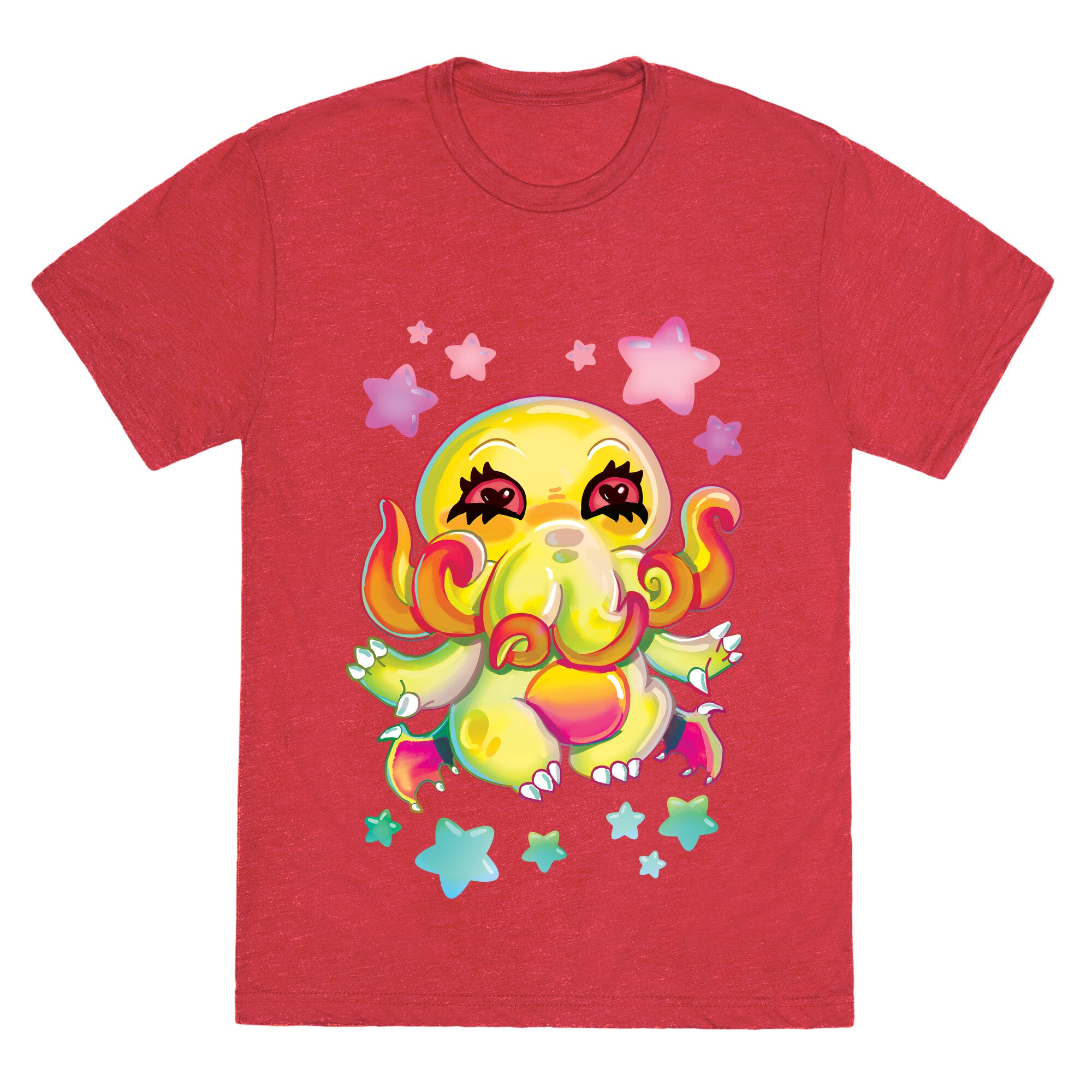 Kawaii Cthulhu Unisex Triblend Tee