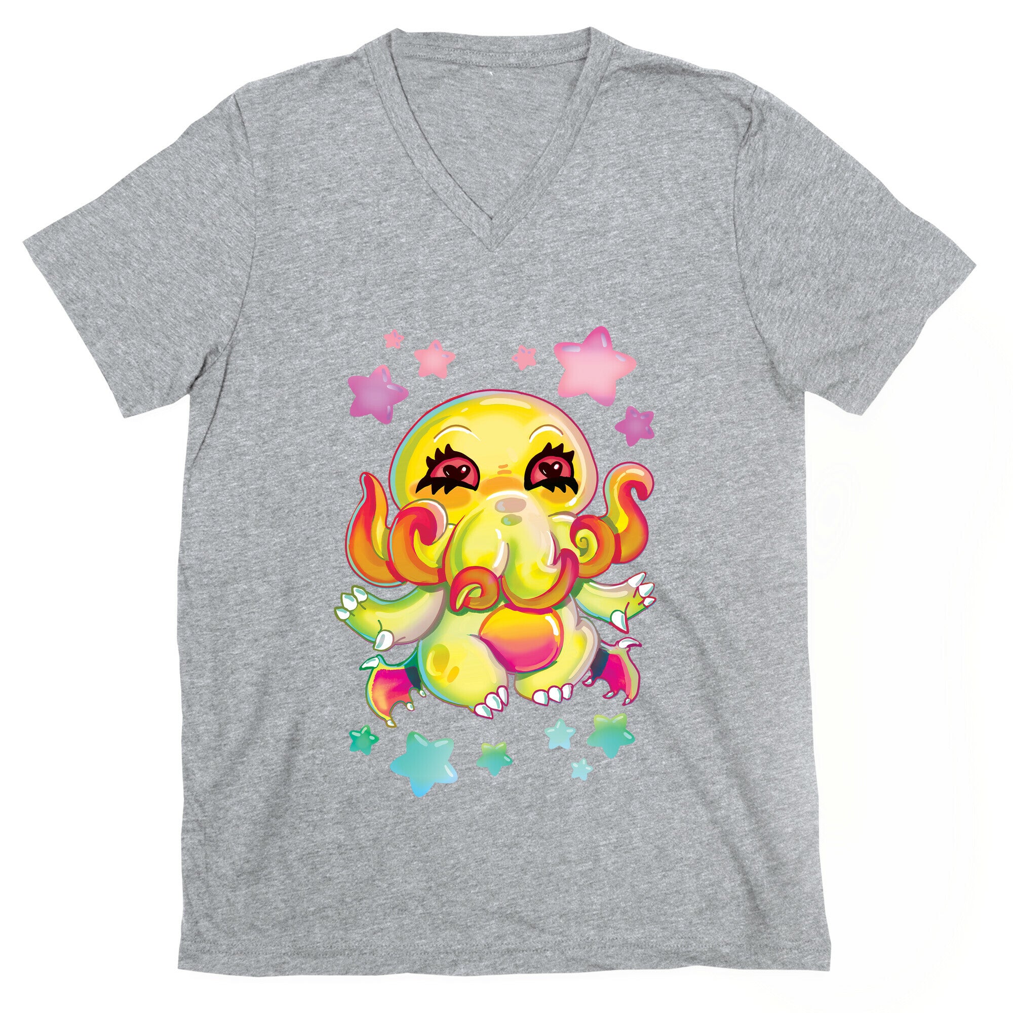 Kawaii Cthulhu V-Neck