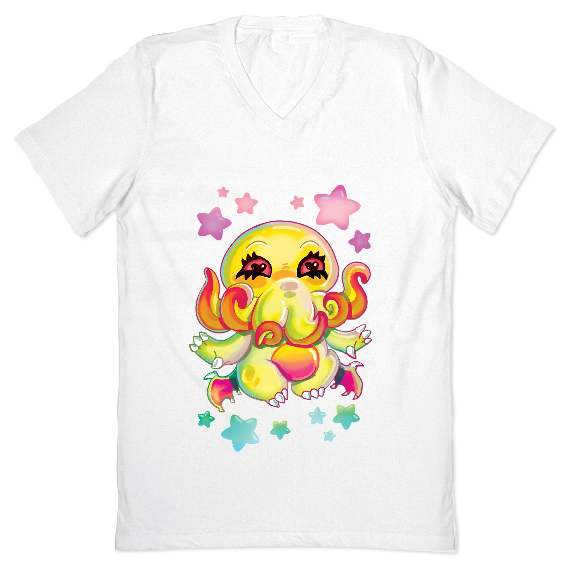 Kawaii Cthulhu V-Neck