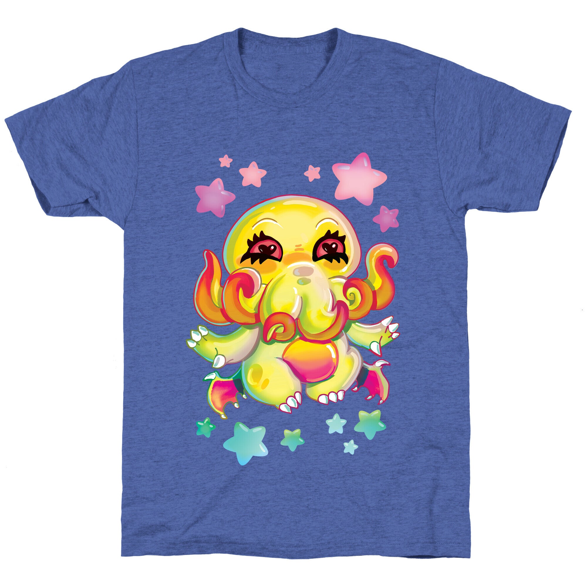Kawaii Cthulhu Unisex Triblend Tee