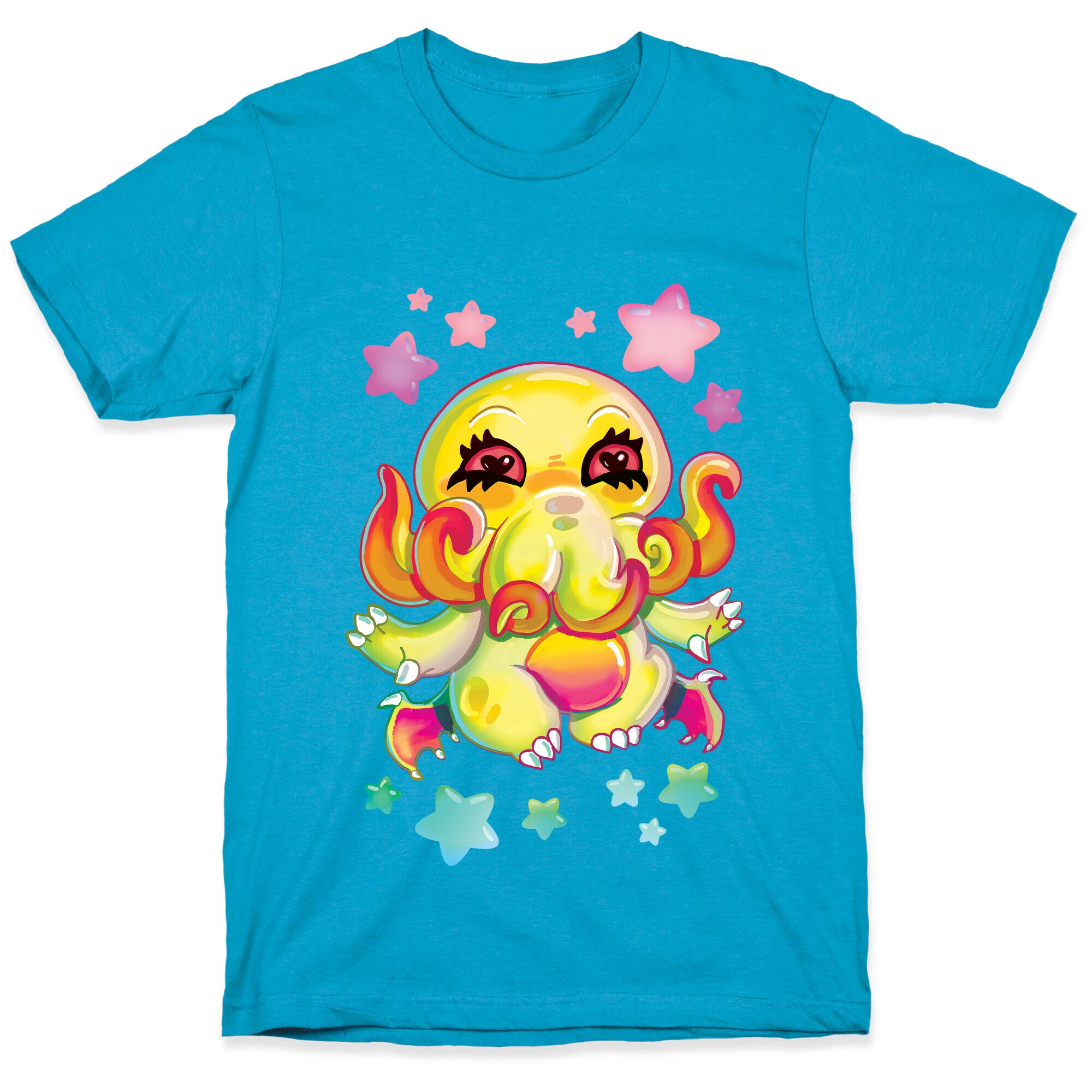 Kawaii Cthulhu Unisex Triblend Tee