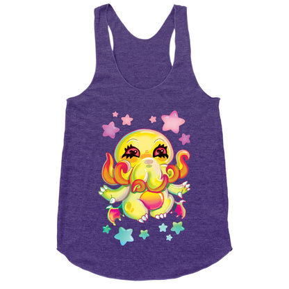 Kawaii Cthulhu Racerback Tank