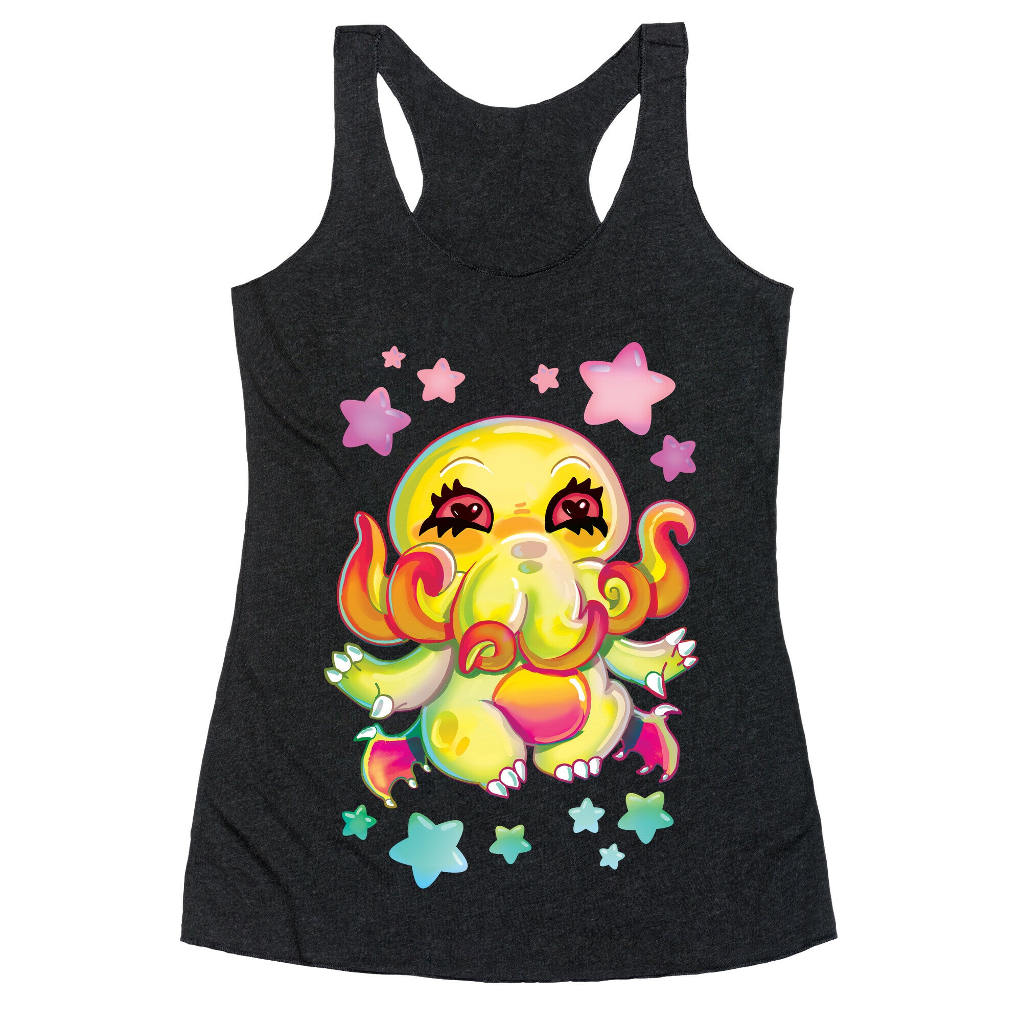 Kawaii Cthulhu Racerback Tank