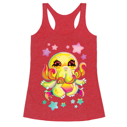 Kawaii Cthulhu Racerback Tank