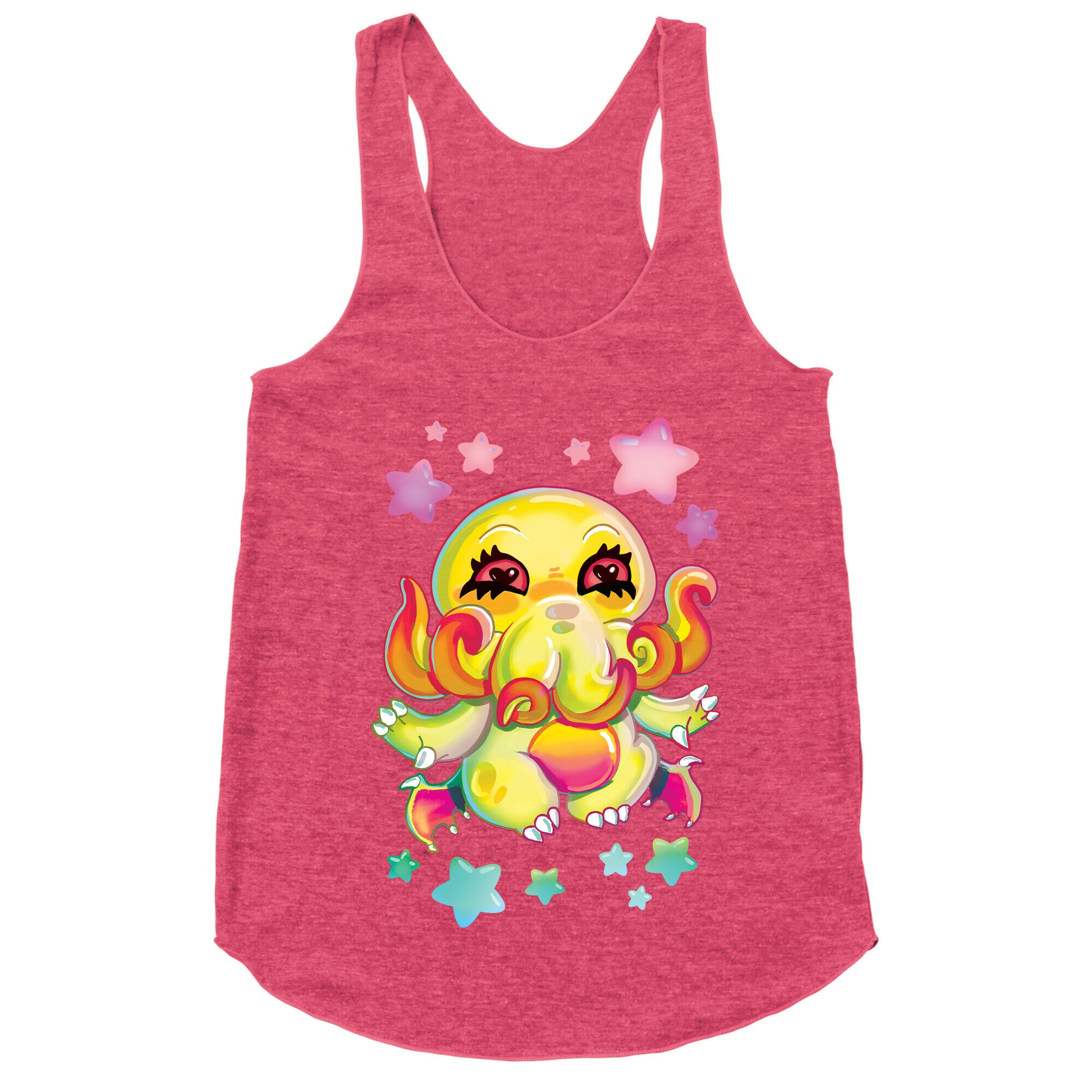 Kawaii Cthulhu Racerback Tank